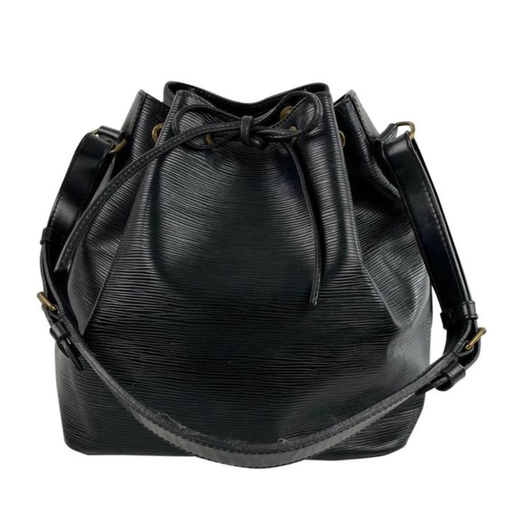Louis Vuitton Epi Leather Noe Petite in Black Bucket Shoulder Handbag